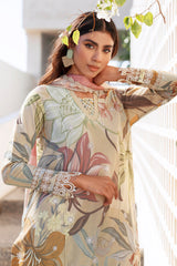 Baroque Embroidered Lawn Suits Unstitched 3 Piece BQ25EL- UF-4066- Summer Collection