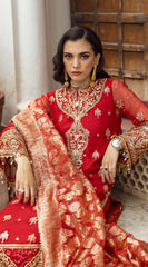 Anaya Embroidered Chiffon Suits Unstitched 3 Piece AKC22WD AKW22-07 Hiranur – Wedding Collection