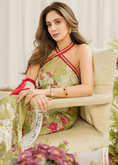 Pretty In Pink By Asifa And Nabeel Embroidered Lawn Suit Unstitched 3 Piece AN24L PP-7 Cosmos – Summer Collection