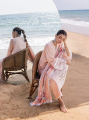 Zainab Chottani Chikankari Lawn Suits Unstitched 3 Piece ZC24CL D-2A Nora – Summer Collection-