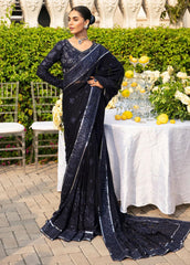 Gulaal - Embroidered Viscose Unstitched Saree - Wedding Collection