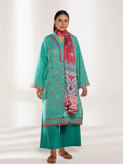Mina By Salitex Embroidered Lawn Suit Unstitched 3 Piece SUNS24ALM027UT – Summer Collection