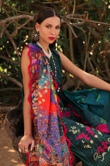 Afrozeh Embroidered Lawn Suits Unstitched 3 Piece AF25UL25 D-02 Vermora – Luxury Collection