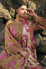 Baroque Embroidered Lawn Suits Unstitched 3 Piece BQ25EL- UF-4111- Summer Collection