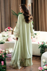 Qalamkar Chikankari Lawn Suit Unstitched 3 Piece QLM25CE CS-04 Erza – Summer Collection