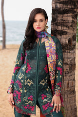 Afrozeh Embroidered Lawn Suits Unstitched 3 Piece AF25UL25 D-02 Vermora – Luxury Collection