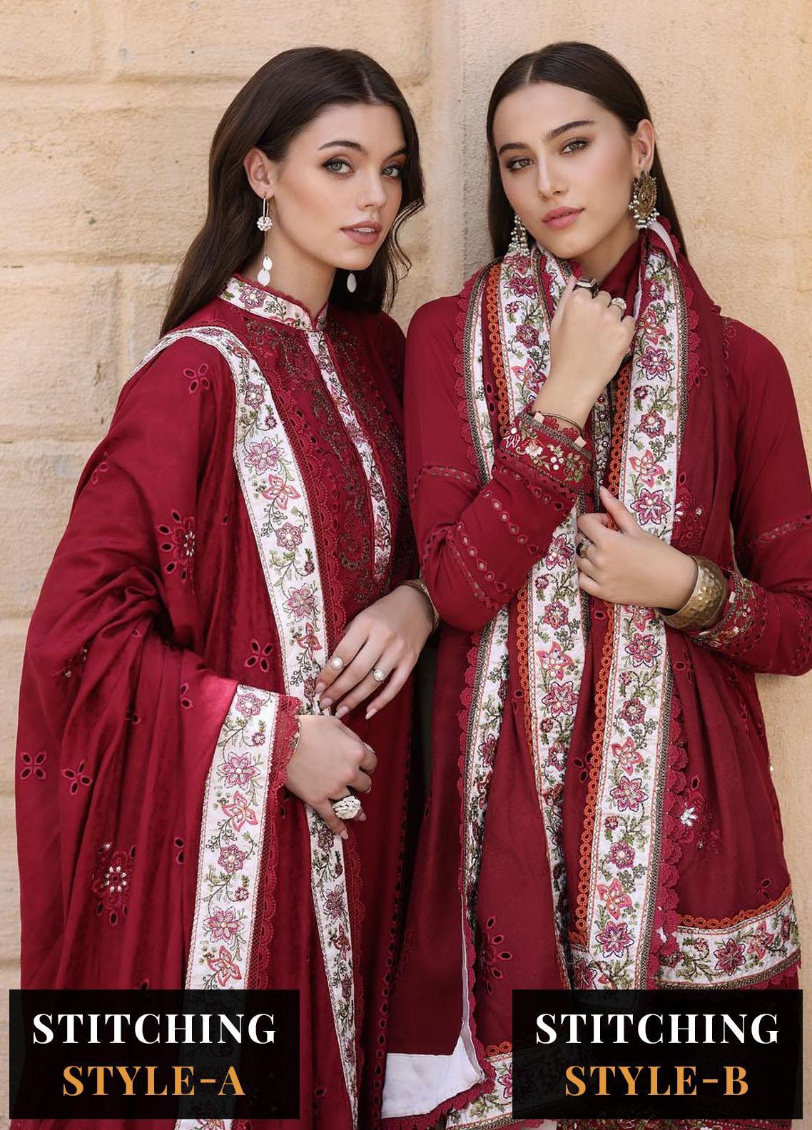 Noor By Saadia Asad - Embroidered Linen Suits - Unstitched 3 Piece Collection