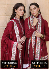 Noor By Saadia Asad - Embroidered Linen Suits - Unstitched 3 Piece Collection