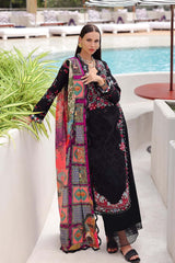 Afrozeh Embroidered Lawn Suits Unstitched 3 Piece AF25UL25 D-03 Elva – Luxury Collection