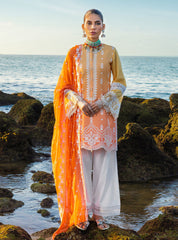 Zainab Chottani Chikankari Lawn Suits Unstitched 3 Piece ZC24CL D-8B Afsana – Summer Collection-