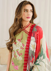 Pretty In Pink By Asifa And Nabeel Embroidered Lawn Suit Unstitched 3 Piece AN24L PP-7 Cosmos – Summer Collection