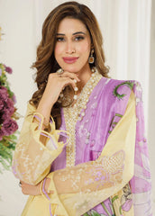 Pretty In Pink By Asifa And Nabeel Embroidered Lawn Suit Unstitched 3 Piece AN24L PP-10 Versaila – Summer Collection