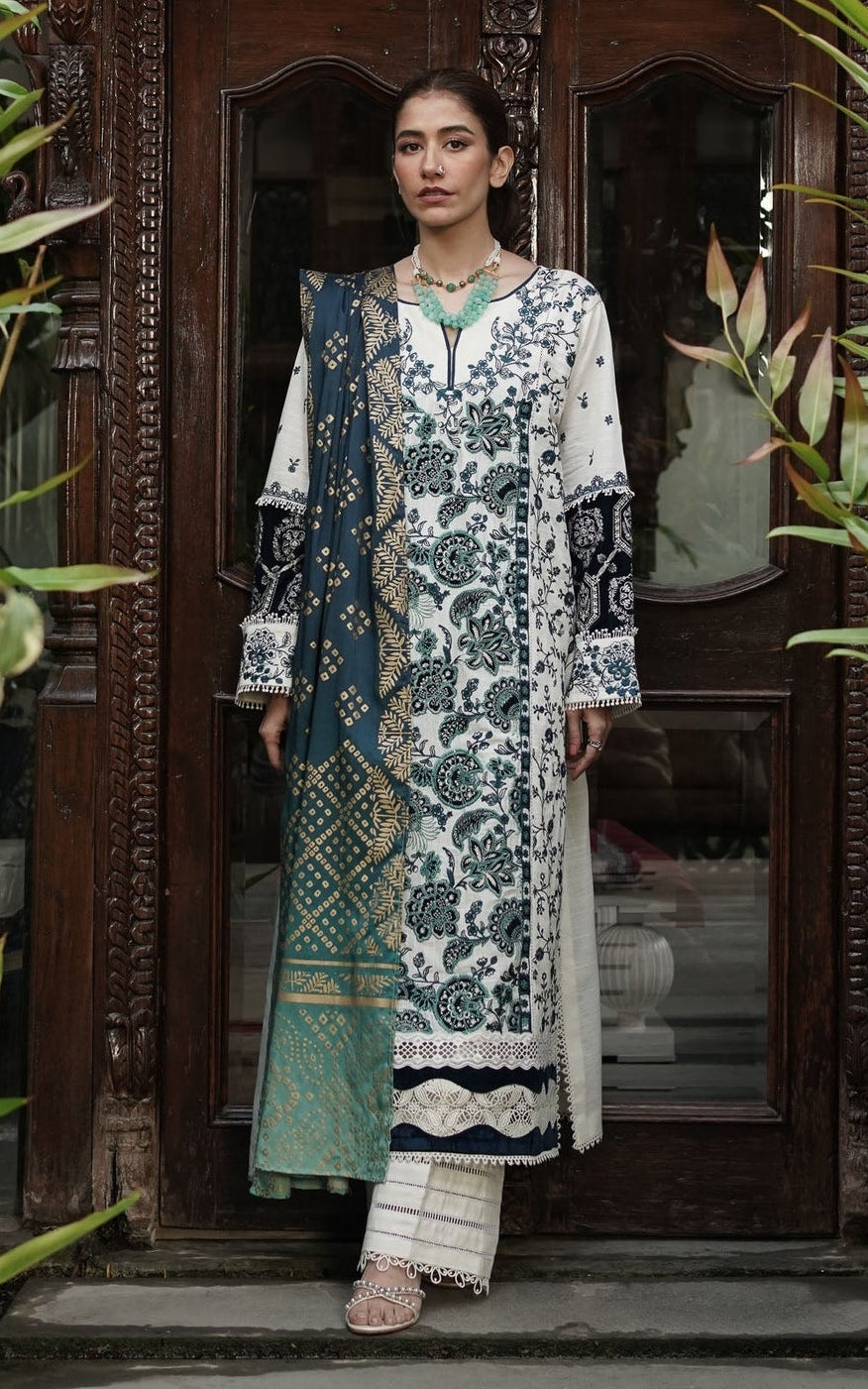 Manara - Embroidered Winter Suit - Unstitched 3 Piece Collection