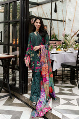 Afrozeh Embroidered Lawn Suits Unstitched 3 Piece AF25UL25 D-02 Vermora – Luxury Collection