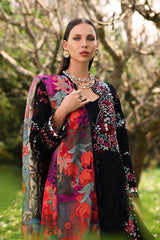 Afrozeh Embroidered Lawn Suits Unstitched 3 Piece AF25UL25 D-03 Elva – Luxury Collection