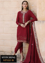 Noor By Saadia Asad - Embroidered Linen Suits - Unstitched 3 Piece Collection