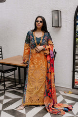 Afrozeh Embroidered Lawn Suits Unstitched 3 Piece AF25UL25 D-09 Halacy – Luxury Collection