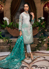 Zardan – Guzillek Embroidered Organza - Luxury Collection