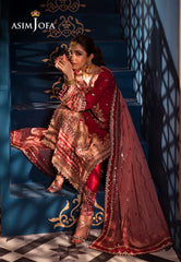 Fasana-E-Ishq By Asim Jofa Embroidered Lawn Suit Unstitched 3 Piece