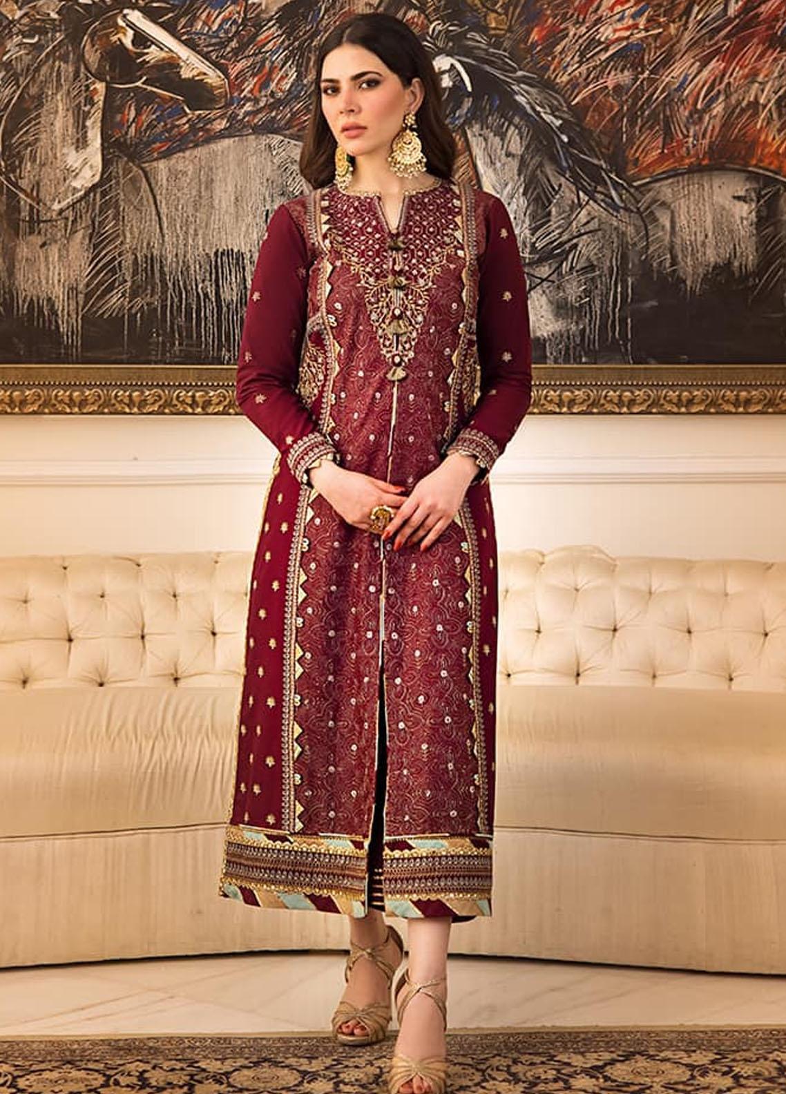 Zari Sitara By Asim Jofa Embroidered Cotton Suits Unstitched 2 Piece