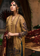 Zardan – Guzillek Embroidered Khaadi Net - Luxury Collection