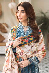 Noor by Sadia Asad - Embroidered Woolen Shawl Collection