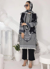 Monochrome By Humdum Embroidered Lawn Suits - Summer Collection