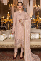 Merakish - Tea Rose – Embroidered Chiffon 3Pc Suit