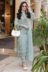 Merakish - Pistachio – Embroidered Chiffon 3Pc Suit