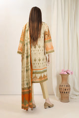 Saya Digital Printed Lawn 3pc Un-Stitched Suit