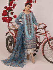 Ittehad – Faiza Faisal Rangeeli Luxury Lawn’24 – Rampa