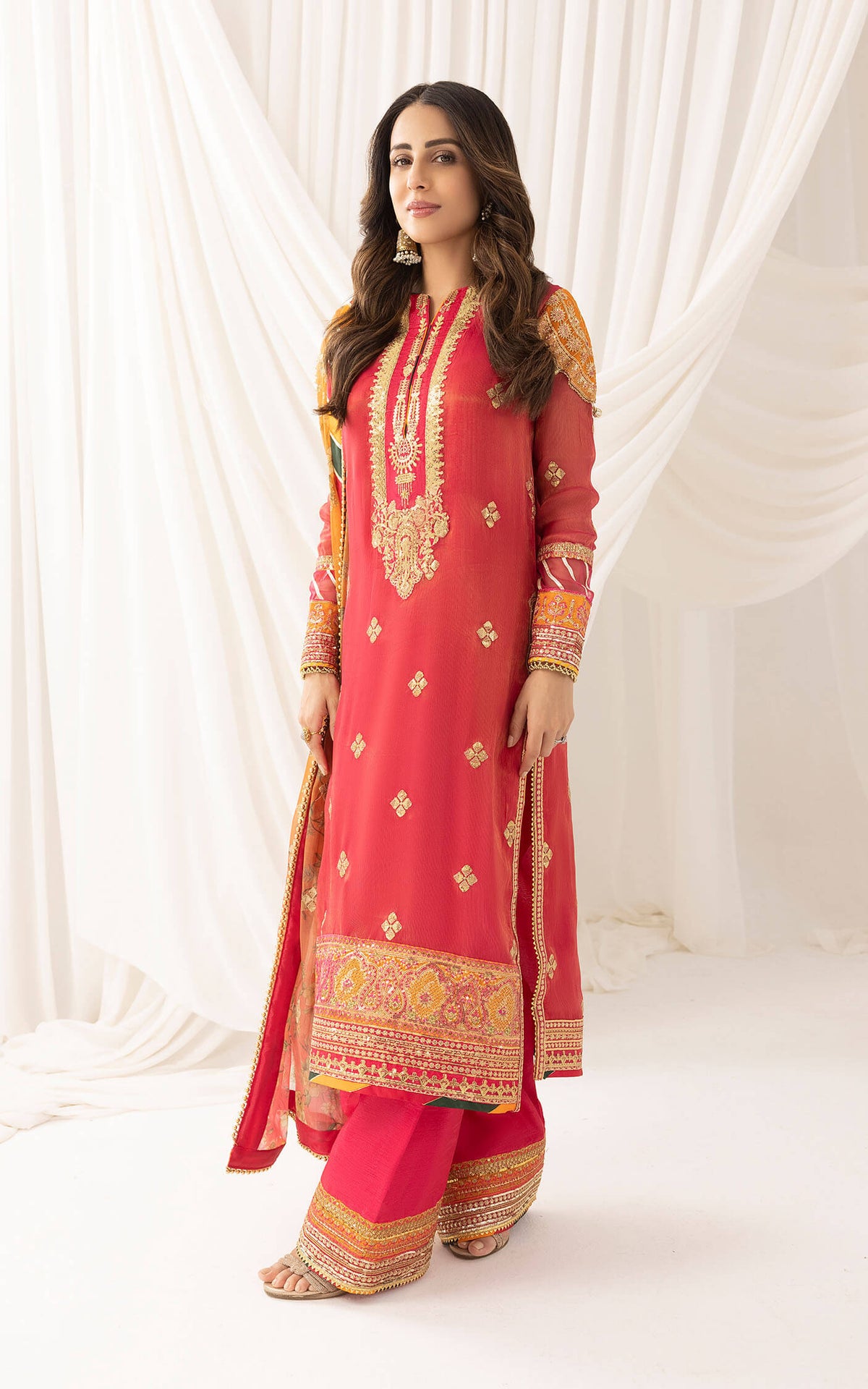 Asifa & Nabeel Luxury Formals -Sunehri