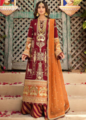 Asim Jofa Embroidered Lawn Suits Unstitched 3 Piece