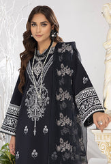 Monochrome By Humdum Embroidered Lawn Suits Unstitched 3 Piece - Summer Collection