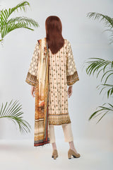 Saya Digital Printed Lawn 3pc Un-Stitched Suit