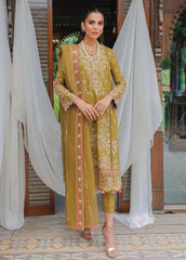 Qalamkar - Embroidered Linen Suits - Unstitched 3 Piece Collection