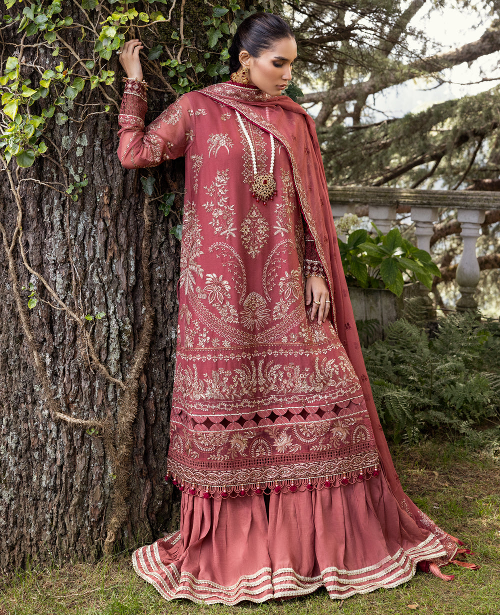 Baroque -Xenia Luxury Embroidered Chiffon - ABHA