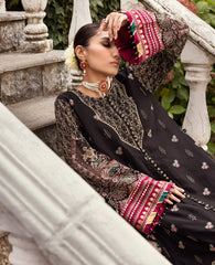 Baroque -Xenia Luxury Embroidered Chiffon - TAALIH