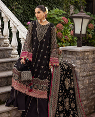 Baroque -Xenia Luxury Embroidered Chiffon - TAALIH