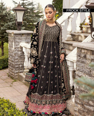 Baroque -Xenia Luxury Embroidered Chiffon - TAALIH