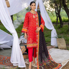 Salina by Regalia Textiles Printed Khaddar 3 Piece Unstitched Suits KC-754