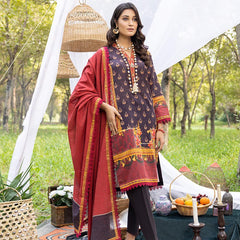 Salina by Regalia Textiles Printed Khaddar 3 Piece Unstitched Suits KC-741