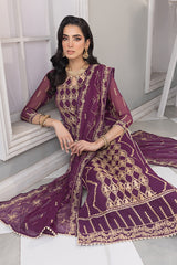 Merakish - Marjanda – Embroidered Chiffon 3Pc Suit