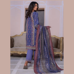 MTF – GARDENIA | Heavy Embroidered Digital Printed 3Pc Unstitched Suit