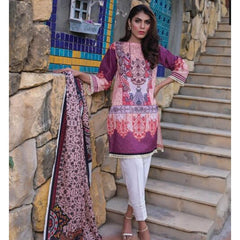 Popular Digital Printed 3Pc Unstitched Suit KC-802