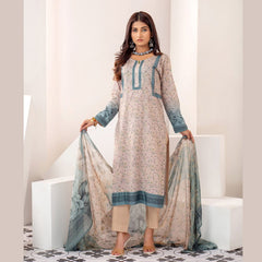 Regalia Digital Printed Lawn 3pc Un-Stitched Suit KC-611