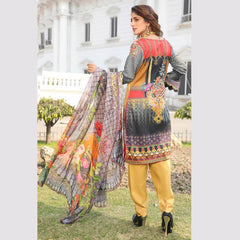 Vogue by G.M Textile Chicken Kari Lawn 3pc Un-Stitched Suit KC-573